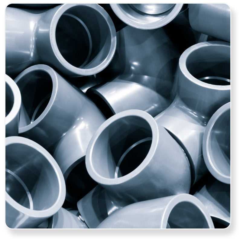 Plastic pipe, fittings and valves