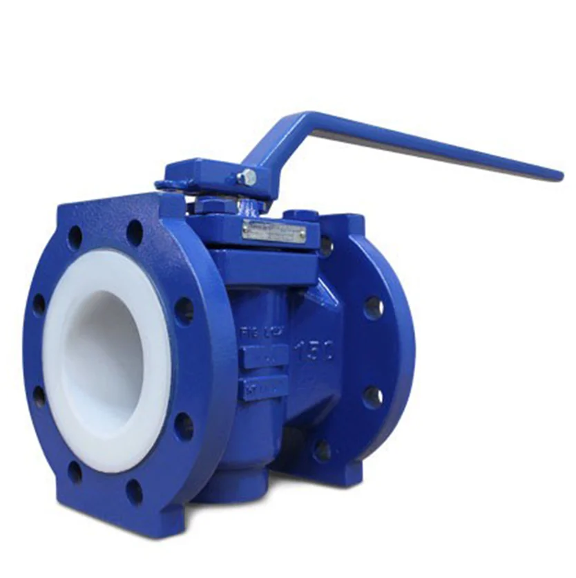 ptfe-sleeved-plug-valve